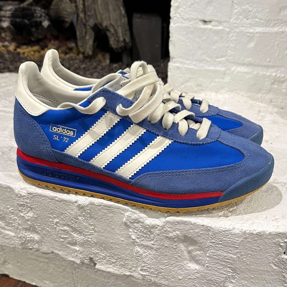 Adidas SL 72 "Blue Bird Off White" US 7 Men’s JS0255 Athletic Sneakers